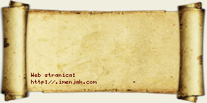 Adam Batina vizit kartica